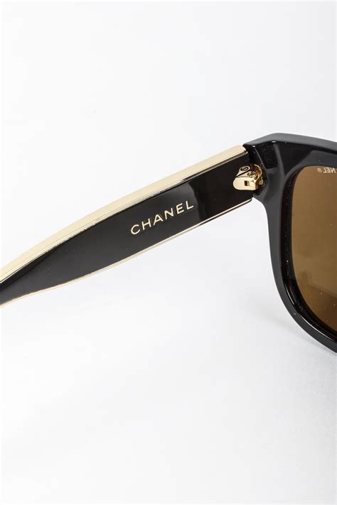 chanel sunglasses with gold trim|Chanel Gold Trim Sunglasses .